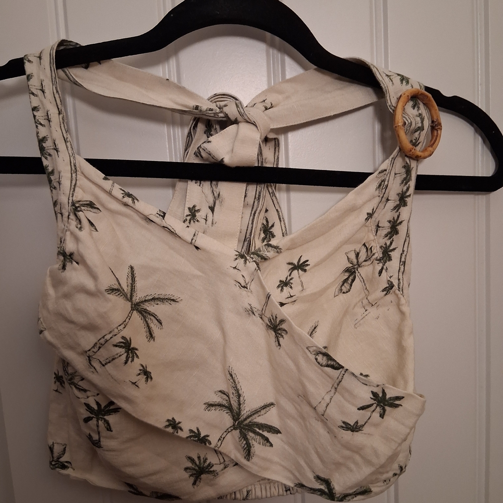 Show Me Your MuMu Palm Print Tank Top